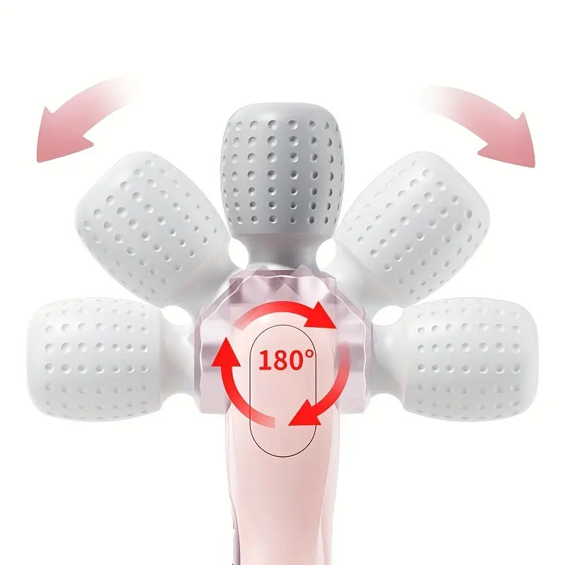 2026 Foldable Vibration Massager – Rechargeable Handheld Massage Wand with 5 Speeds for Neck, Back, Legs & Waist