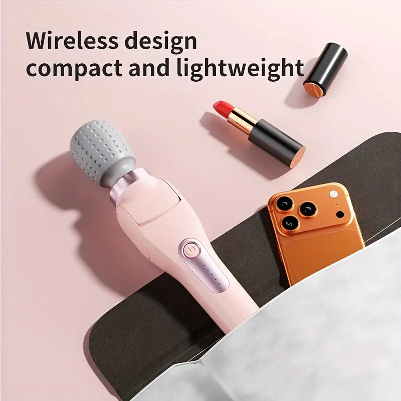 2026 Foldable Vibration Massager – Rechargeable Handheld Massage Wand with 5 Speeds for Neck, Back, Legs & Waist